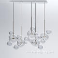 Led Chandelier Glass Bubble Pendant Lamp Hanging Light
